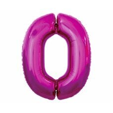 Folijinis balionas Beauty & Charm numeris 0, rožinis, 92 cm kaina ir informacija | Balionai | pigu.lt