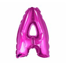 Folijos balionas raidė A, rožinis, 35 cm kaina ir informacija | Balionai | pigu.lt