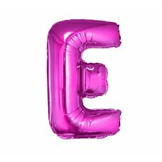 Folijos balionas raidė E, rožinis, 35 cm kaina ir informacija | Balionai | pigu.lt
