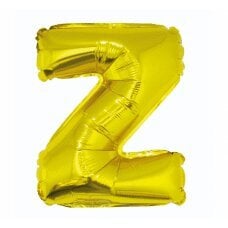 Воздушный шар буква Z, золотой, 35 см. цена и информация | Шарики | pigu.lt