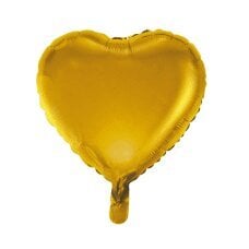Воздушный шар Сердце, золотой цена и информация | Шарики | pigu.lt
