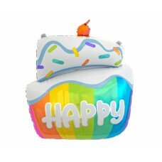 Воздушный шар Happy Cake, 60 см цена и информация | Шарики | pigu.lt