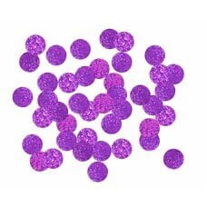 Folijiniai konfeti apskritimai, 2 cm, 250g, holografinė violetinė kaina ir informacija | Dekoracijos šventėms | pigu.lt