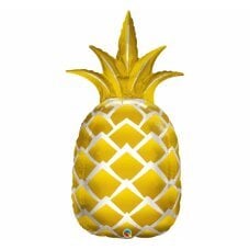 Folinis balionis ananasas, geltonas kaina ir informacija | Balionai | pigu.lt