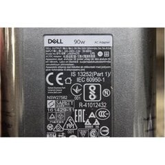 Зарядное устройство Dell AC Power Adapter 90Вт USB-C цена и информация | Зарядные устройства для ноутбуков	 | pigu.lt