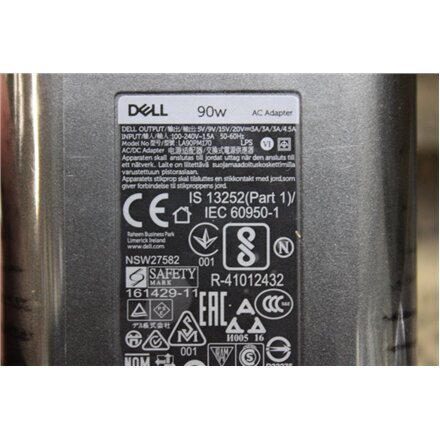 Dell AC Power Adapter 90W USB-C цена и информация | Įkrovikliai nešiojamiems kompiuteriams | pigu.lt