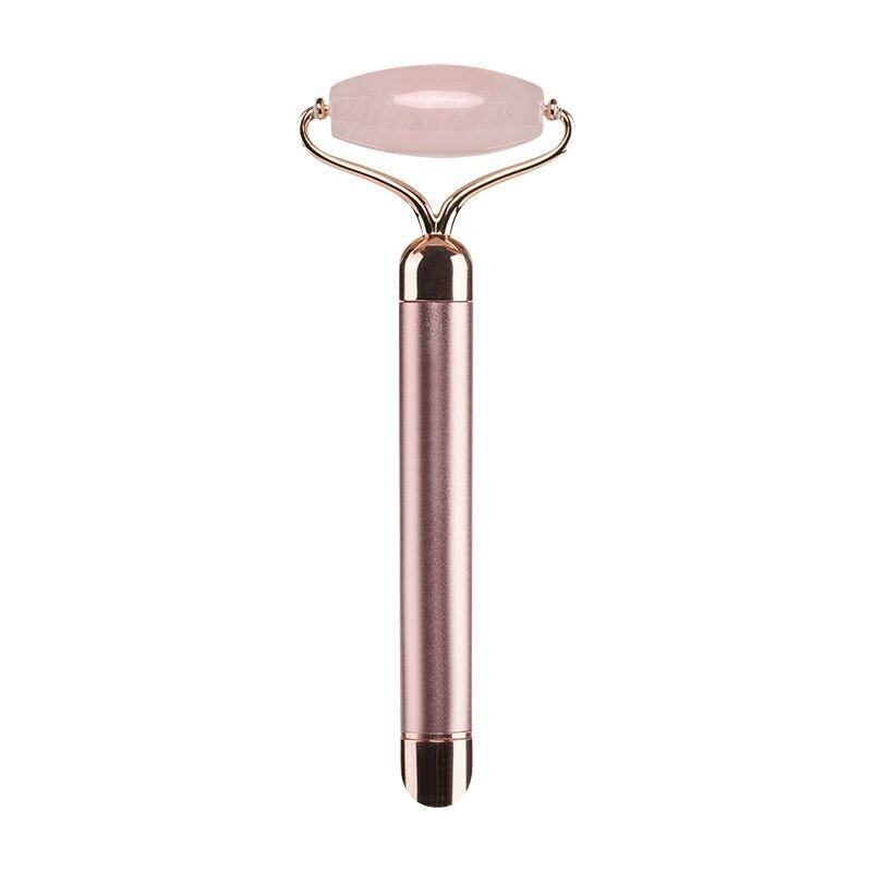 Вибрационный ролик из розового кварца для массажа лица JADE ROLLER цена |  pigu.lt