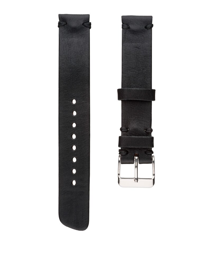 Odinis laikrodžio dirželis juodos spalvos kaina ir informacija | Moteriški laikrodžiai | pigu.lt