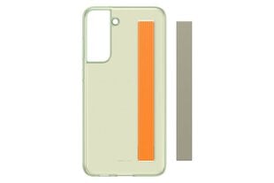 Samsung Clear Strap Cover Galaxy S21 FE оливково-зеленый EF-XG990CMEGWW цена и информация | Чехлы для телефонов | pigu.lt