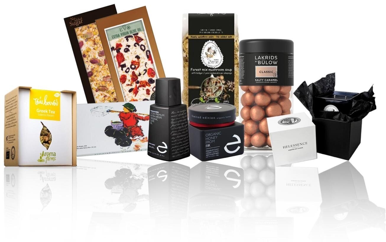 Ultra Premium dovanų rinkinys, The Food Halls Favourites Epicurean, 11 vnt. kaina ir informacija | Žuvies gaminiai | pigu.lt