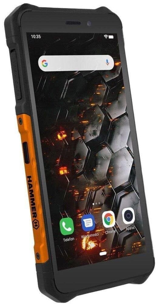 MyPhone Hammer Iron 3 Extreme Pack 16GB Dual SIM Orange цена и информация | Mobilieji telefonai | pigu.lt