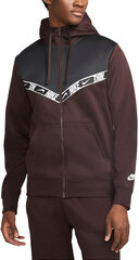 Мужской джемпер Nike Nsw Repeat Pk Fz Hoodie Brown DM4672 203 DM4672 203/XL цена и информация | Мужские толстовки | pigu.lt