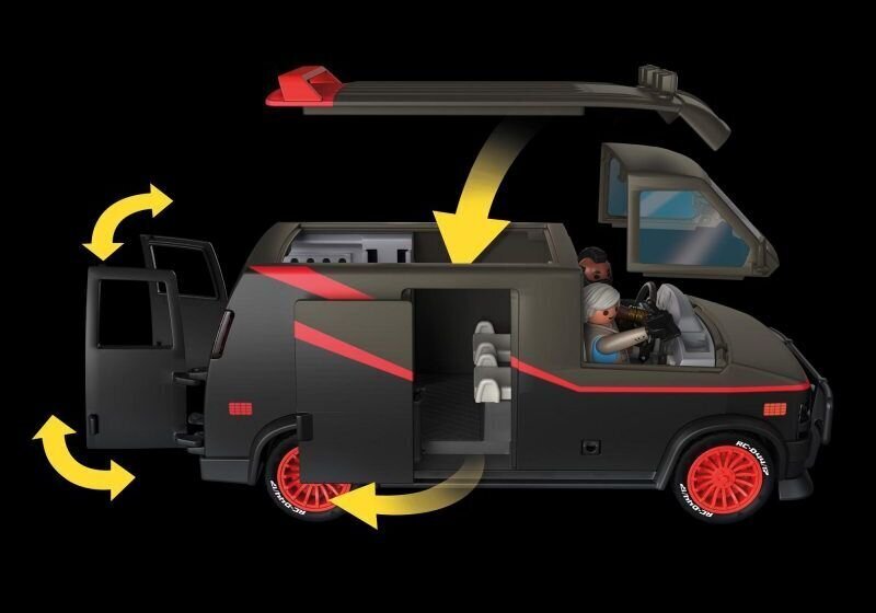 70750 PLAYMOBIL® The A-Team Van, furgonas цена и информация | Konstruktoriai ir kaladėlės | pigu.lt