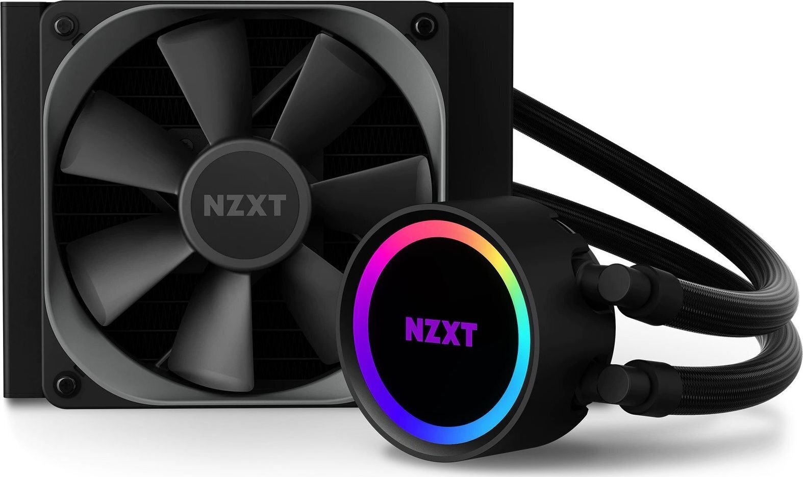 CPU COOLER MULTI SOCKET/KRAKEN 120 RGB RL-KR120B1 NZXT цена и информация | Aušinimas vandeniu - rinkiniai | pigu.lt