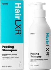 Отшелушивающий шампунь для волос Hermz HairLXR, 300 мл цена и информация | Шампуни | pigu.lt