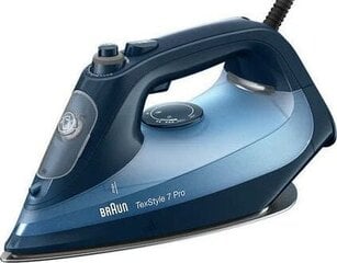 Braun TexStyle 7 Pro Blue 3000W SI 7160 kaina ir informacija | Lygintuvai | pigu.lt