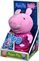 Плюшевая игрушка SIMBA Peppa Pig с колыбельной и лампой, 25 см цена и информация | Мягкие игрушки | pigu.lt