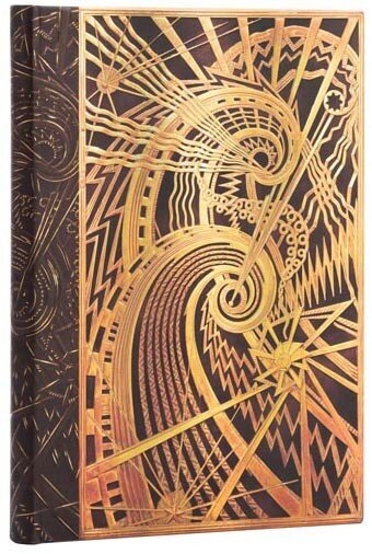 Užrašų knygelė PAPERBLANKS New York Deco The Chanin Spiral, 130x180 mm, linijomis kaina ir informacija | Sąsiuviniai ir popieriaus prekės | pigu.lt