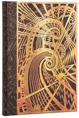 Užrašų knygelė PAPERBLANKS New York Deco The Chanin Spiral, 180x230 mm, linijomis kaina ir informacija | Sąsiuviniai ir popieriaus prekės | pigu.lt