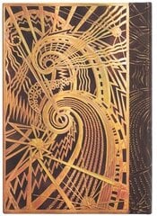 Užrašų knygelė PAPERBLANKS New York Deco The Chanin Spiral, 180x230 mm, linijomis kaina ir informacija | Sąsiuviniai ir popieriaus prekės | pigu.lt