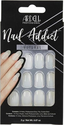 Dirbtiniai nagai Ardell Nail Addict, 24 vnt цена и информация | Manikiūro, pedikiūro priemonės | pigu.lt