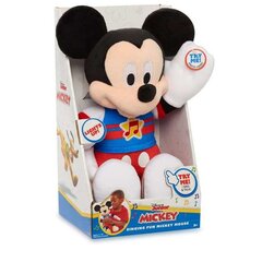 Muzikinis pliušinis žaislas Famosa Mickey Šviesa su garsu (33 cm) kaina ir informacija | Minkšti (pliušiniai) žaislai | pigu.lt