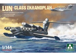 Сборная пластиковая модель Takom - Lun-Class Ekranoplan, 1/144, 3002 цена и информация | Конструкторы и кубики | pigu.lt