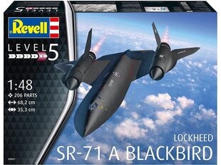 Revell - Lockheed SR-71 A Blackbird, 1/48, 04967 kaina ir informacija | Konstruktoriai ir kaladėlės | pigu.lt