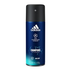 ADIDAS UEFA VIII мужской спрей антиперспирант 150мл цена и информация | Дезодоранты | pigu.lt