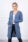 Kardiganas moterims 21133, mėlynas kaina ir informacija | Megztiniai moterims | pigu.lt