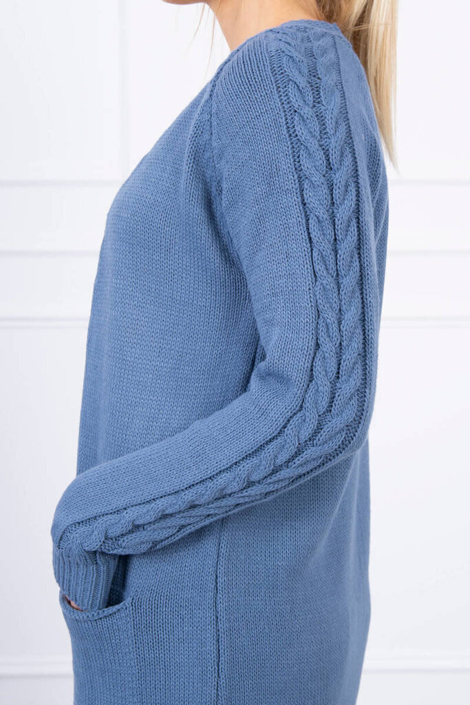 Kardiganas moterims 21133, mėlynas kaina ir informacija | Megztiniai moterims | pigu.lt