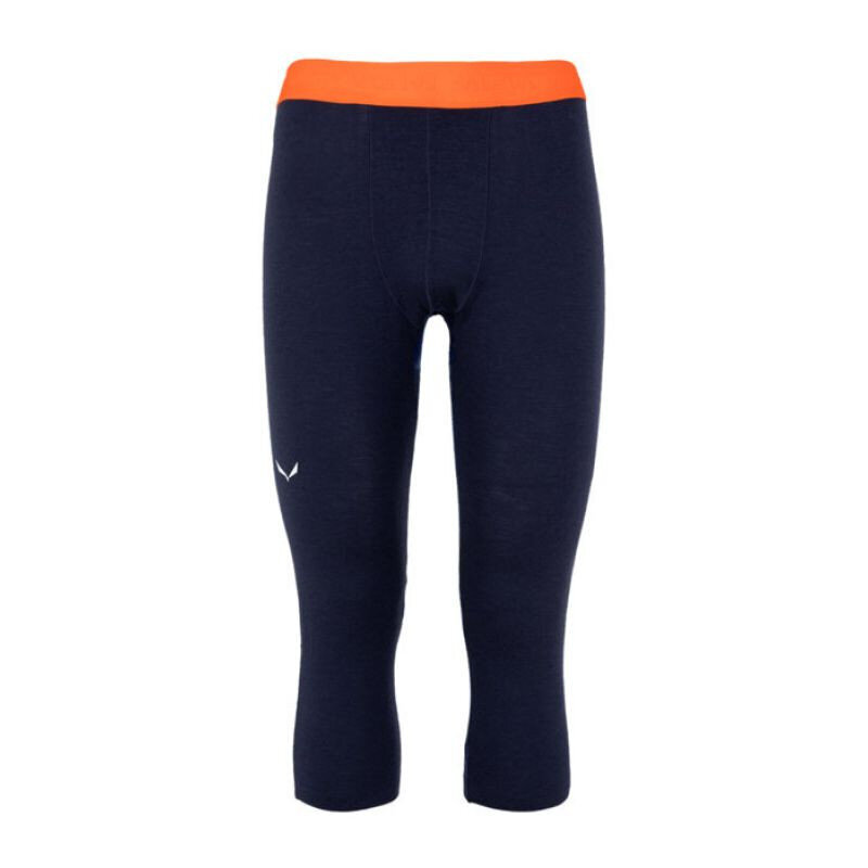 Sportinės tamprės vyrams Salewa Cristallo Warm Merino Responsive Men's 3/4 Tights M 282093960, juodos kaina ir informacija | Sportinė apranga vyrams | pigu.lt