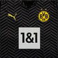 Sportiniai marškinėliai vyrams Puma Borussia Dortmund Away Shirt Replica M 759057 04, juodi цена и информация | Futbolo apranga ir kitos prekės | pigu.lt