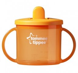 Tommee Tippee кружка-непроливайка для младенцев First Cup 4 месяцев+ 190 мл. 43111087 цена и информация | Бутылочки и аксессуары | pigu.lt