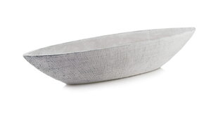 Керамический горшок Etno, форма лодки, серый, 58x13 x 11(В) см цена и информация | Вазоны | pigu.lt