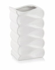 Керамический горшок Barcelona, квадратный, белый, 15 х 26(В) см цена и информация | Вазоны | pigu.lt