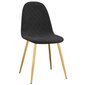 Valgomojo kėdės, 6 vnt, juodos kaina ir informacija | Virtuvės ir valgomojo kėdės | pigu.lt