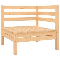 vidaXL Sodo poilsio baldų komplektas, 7 dalių, pušies medienos masyvas kaina ir informacija | Lauko baldų komplektai | pigu.lt