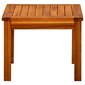 Sodo kavos staliukas, 45x45x36cm, akacijos medienos masyvas, ruda kaina ir informacija | Lauko stalai, staliukai | pigu.lt