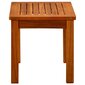 Sodo kavos staliukas,50x35x36cm, akacijos medienos masyvas, ruda kaina ir informacija | Lauko stalai, staliukai | pigu.lt
