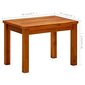 Sodo kavos staliukas,50x35x36cm, akacijos medienos masyvas, ruda kaina ir informacija | Lauko stalai, staliukai | pigu.lt