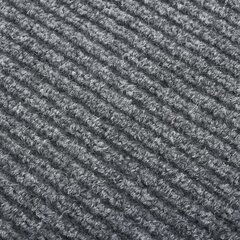 vidaXL Purvą sugeriantis kilimas-takelis, pilkos spalvos, 100x400cm kaina ir informacija | Kilimai | pigu.lt