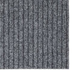 vidaXL Purvą sugeriantis kilimas-takelis, pilkos spalvos, 100x500cm kaina ir informacija | Kilimai | pigu.lt