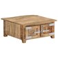 vidaXL Kavos staliukas, 67x67x30cm, mango medienos masyvas kaina ir informacija | Kavos staliukai | pigu.lt