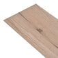 Grindų plokštės, ąžuolo rudos, PVC, 5,21m², 2mm kaina ir informacija | Laminuotos grindys | pigu.lt