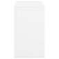 vidaXL Biuro spintelė, baltos spalvos, 90x40x70cm, plienas kaina ir informacija | Svetainės spintelės | pigu.lt