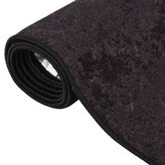 vidaXL kilimas, antracito spalvos, 80x300cm, neslystantis, skalbiamas kaina ir informacija | Kilimai | pigu.lt