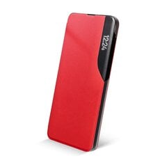 Dėklas telefonui Smart View Book, skirtas Samsung Galaxy A03s, raudonas kaina ir informacija | Telefono dėklai | pigu.lt