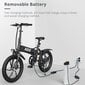 Elektrinis dviratis ADO A20 20", juodas kaina ir informacija | Elektriniai dviračiai | pigu.lt