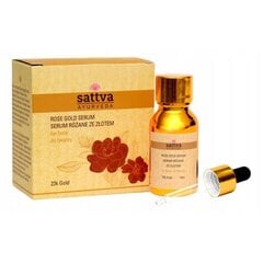 Сыворотка для кожи лица Sattva Ayurveda Rose Gold, 15 мл цена и информация | Сыворотки для лица, масла | pigu.lt